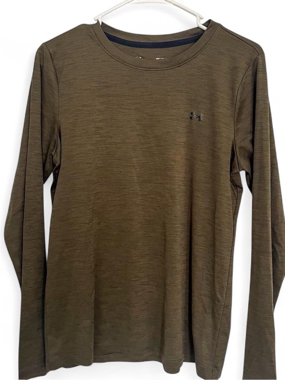 Under Armour Olive Green Long Sleeve Crew Tech Tee